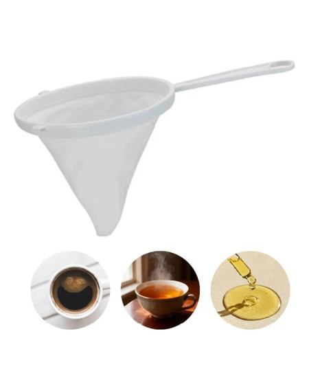 Coador de pano com alca 14 cm - Loja Apolo