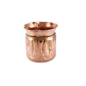 Centro mesa cachepot medio cobre 20 X 20 cm
