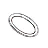 Travessa Oval em Inox para Servir 45x29cm