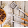 Espátula para churrasco cabo madeira - Loja Apolo
