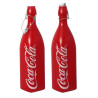 Garrafa de vidro coca cola vermelha hermetica 1litro - Loja Apolo