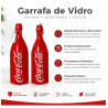 Garrafa de vidro coca cola vermelha hermetica 1litro - Loja Apolo