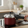 Panela de pressão quartzo vermelha 4.5 litros - Loja Apolo