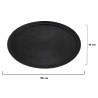 Bandeja oval antiderrapante 59X49 cm - Loja Apolo
