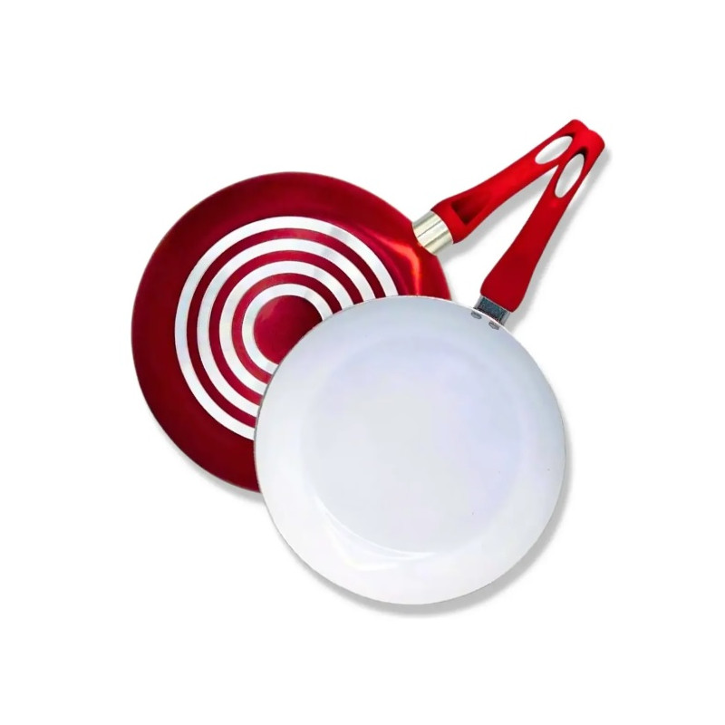 Frigideira revestida ceramica e cabo silicone 24cm - Loja Apolo