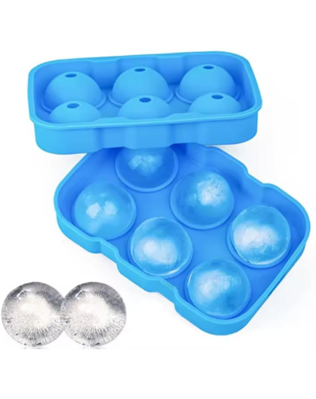 Forma gelo silicone 06 compartimento - Loja Apolo