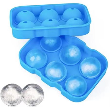 Forma gelo silicone 06 compartimento - Loja Apolo