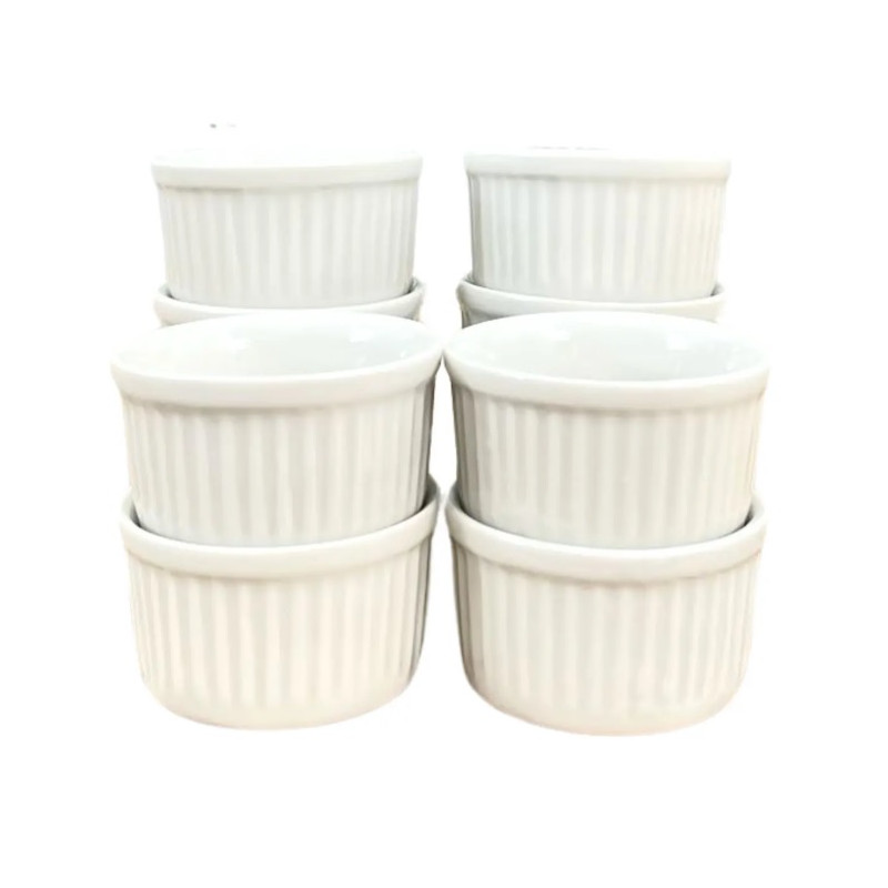 Ramekin ceramica bege 100ml - Loja Apolo