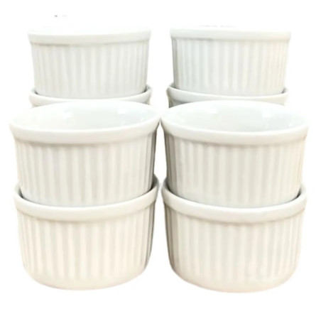 Ramekin ceramica bege 100ml - Loja Apolo