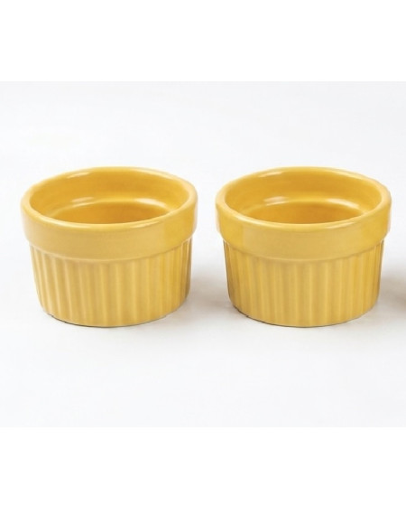 Ramekin ceramica amarelo 100ml - Loja Apolo