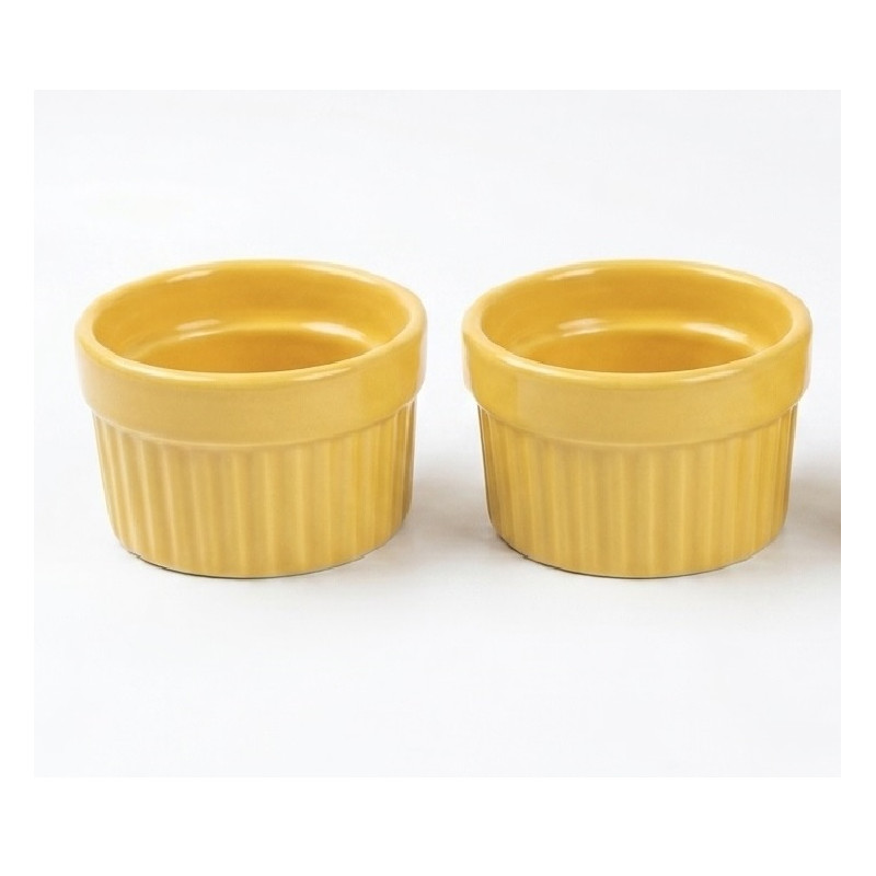 Ramekin ceramica amarelo 180ml - Loja Apolo