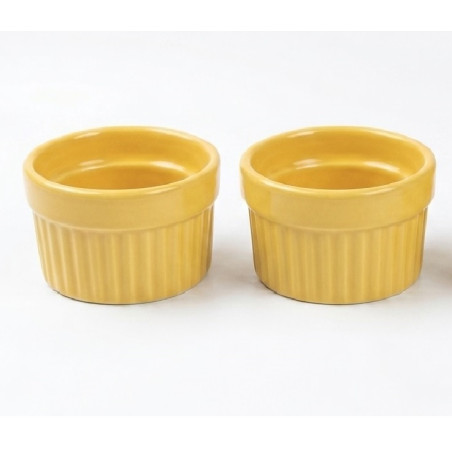 Ramekin ceramica amarelo 180ml - Loja Apolo