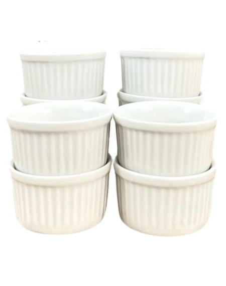 Ramekin ceramica bege 180ml - Loja Apolo