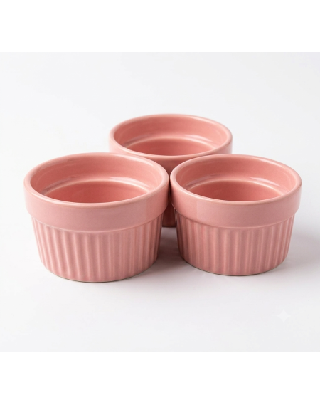 Ramekin ceramica rosa 180ml - Loja Apolo