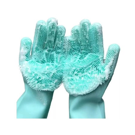 Luva de silicone 32X14.5 cm - Loja Apolo