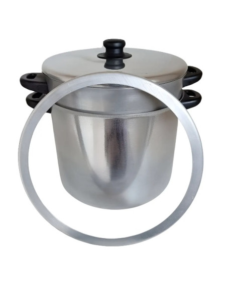 Espagueteira cozivapor aluminio 6 litros - Loja Apolo