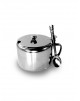 Açucareiro com Tampa e Colher Aço Inox 280ml