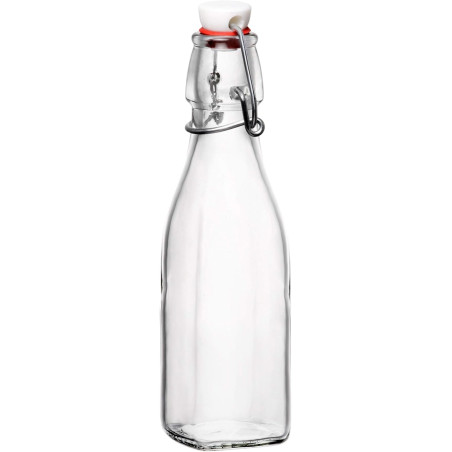 Garrafa de vidro hermetica swing 250 ml - Loja Apolo
