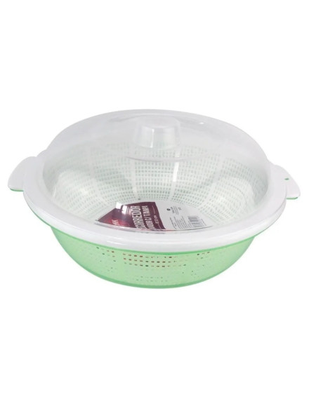 Escorredor lavador tampa plastico 32cm - Loja Apolo
