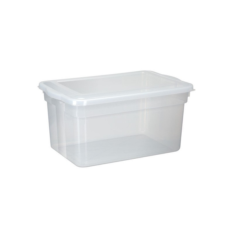 Caixa Organizadora Multi-Uso Transparente c/ Tampa 35L