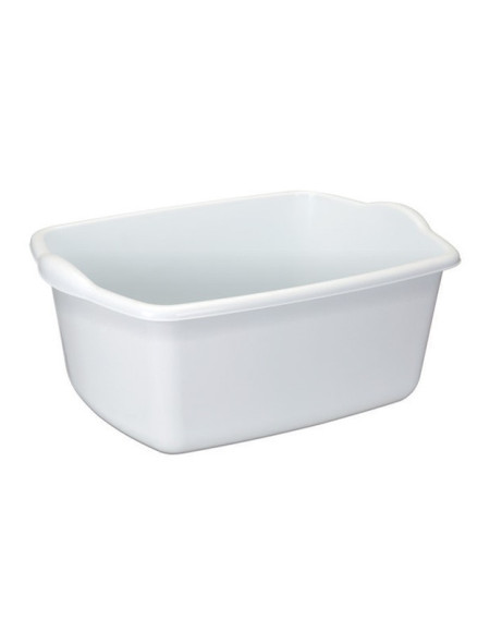 Bacia Retangular Multi-Uso Branca Opaca 21L