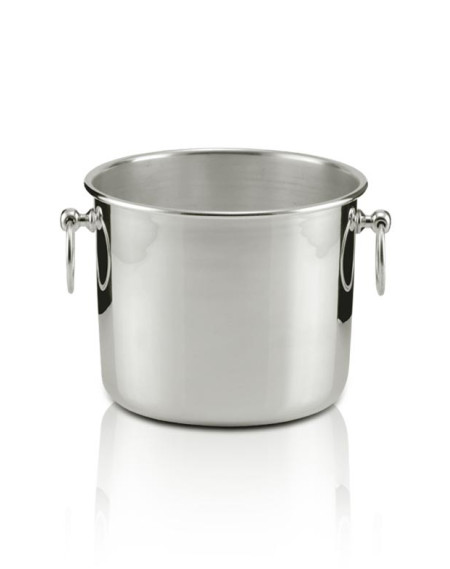 Balde p/ Gelo Liso em Prata Apolo Ø21cm