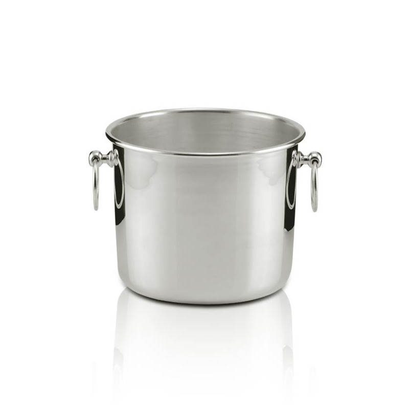 Balde p/ Gelo Liso em Prata Apolo Ø21cm