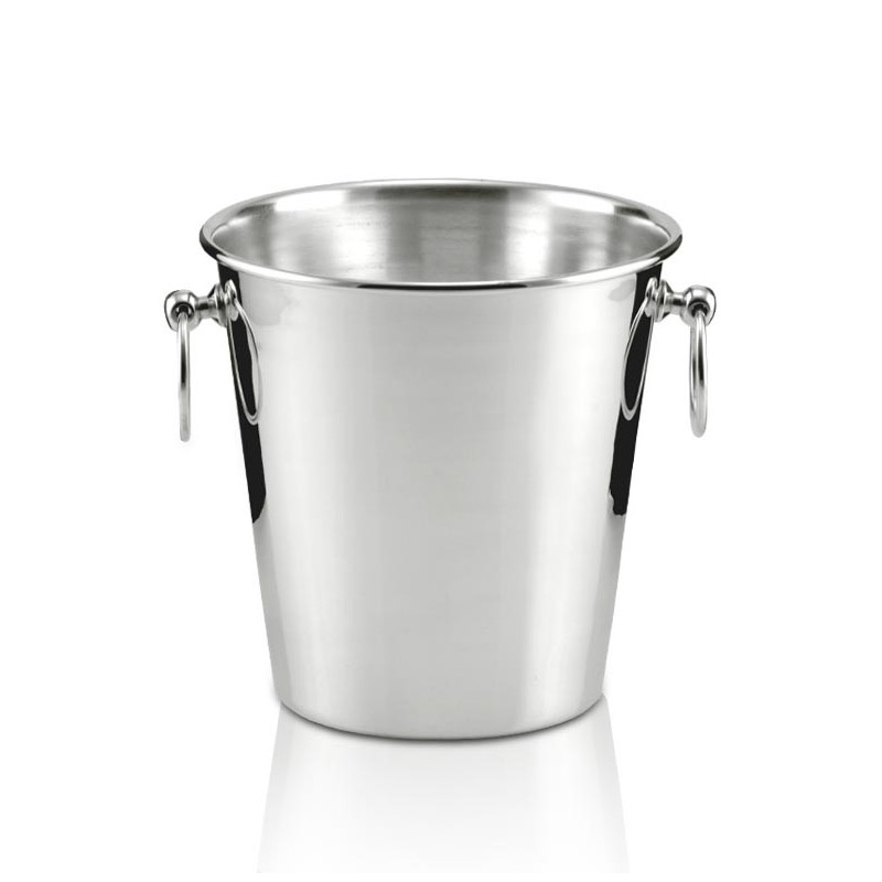 Balde p/ Champanhe Cônico Prata Apolo Ø20cm