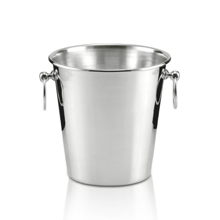 Balde p/ Champanhe Cônico Prata Apolo Ø20cm