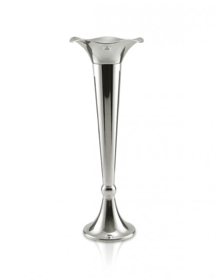 Vaso Tulipa grande Prata Apolo 63cm