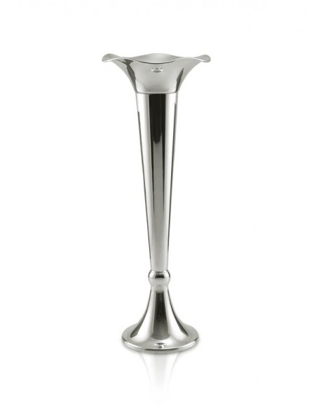 Vaso Tulipa grande Prata Apolo 63cm