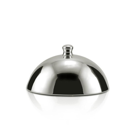 Cloche Liso Prata Apolo Ø26x14cm