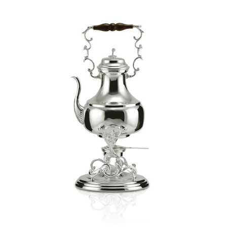 Samovar Liso Pequeno Prata Apolo 37cm - 1,2L