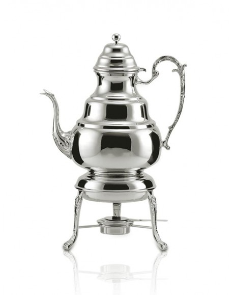 Samovar Bojudo Liso Prata Apolo 43cm - 3L