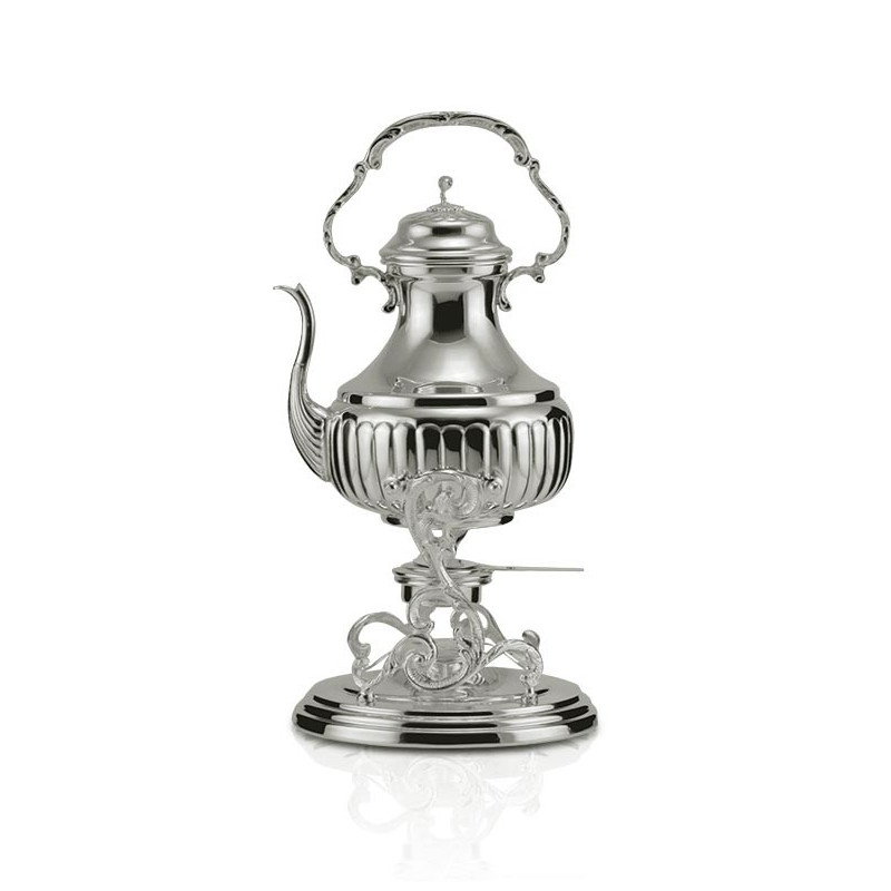 Samovar Galhões Grande c/ Alça Prata Apolo 50cm - 3L