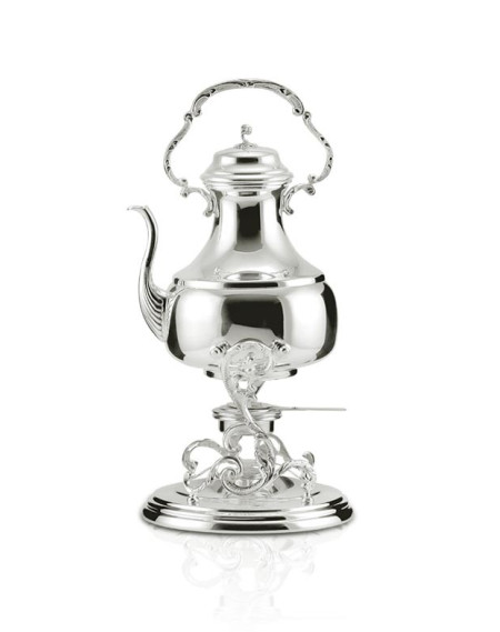 Samovar Liso Grande c/ Alça Prata Apolo 50cm - 3L