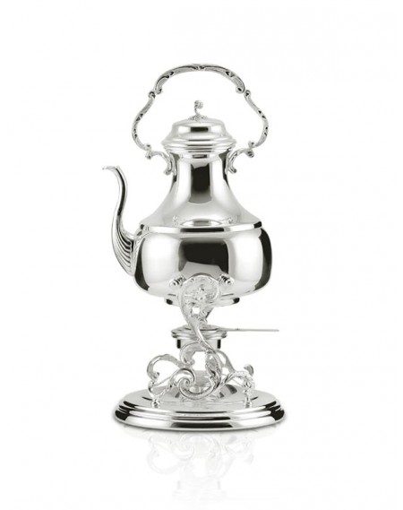 Samovar Liso Grande c/ Alça Prata Apolo 50cm - 3L