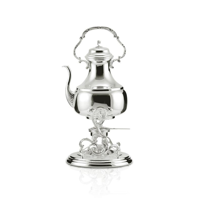 Samovar Liso Grande c/ Alça Prata Apolo 50cm - 3L