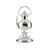 Samovar Liso Grande c/ Alça Prata Apolo 50cm - 3L