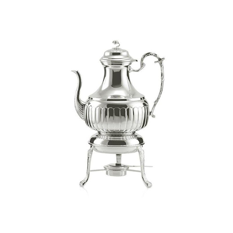 Samovar Galhões B/ Maria Pequeno Prata Apolo 35cm - 1,2L