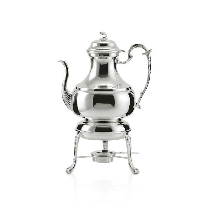 Samovar Liso B/ Maria Grande Prata Apolo 43cm - 3L Samovar Liso B/ Maria Grande Prata Apolo 43cm - 3L