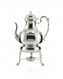 Samovar Liso Banho Maria grande Prata Apolo 43cm - 3L