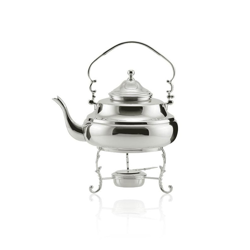 Chaleira com Base e 1 Aquecedor Prata Apolo 3,2L