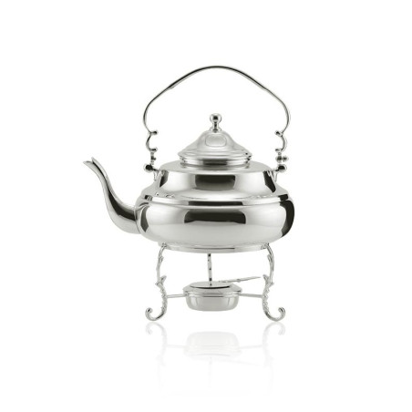 Chaleira com Base e 1 Aquecedor Prata Apolo 3,2L