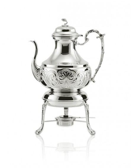 Samovar Elegance Banho Maria Prata Apolo 43cm - 3L