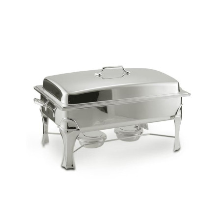 Rechaud Ret. B/ Maria c/ Tampa e Cuba Porcelana Prata Apolo 9L