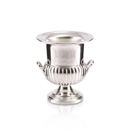 Balde p/ Champanhe / Vinho Floreira Prata Apolo 22cm