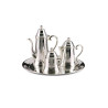 Conjunto para Café Apolo 5 Peças Prata Apolo