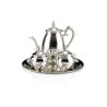 Conjunto para Café Italiano 5 Peças Prata Apolo