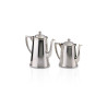 Conjunto para Café Oval 5 peças Prata Apolo